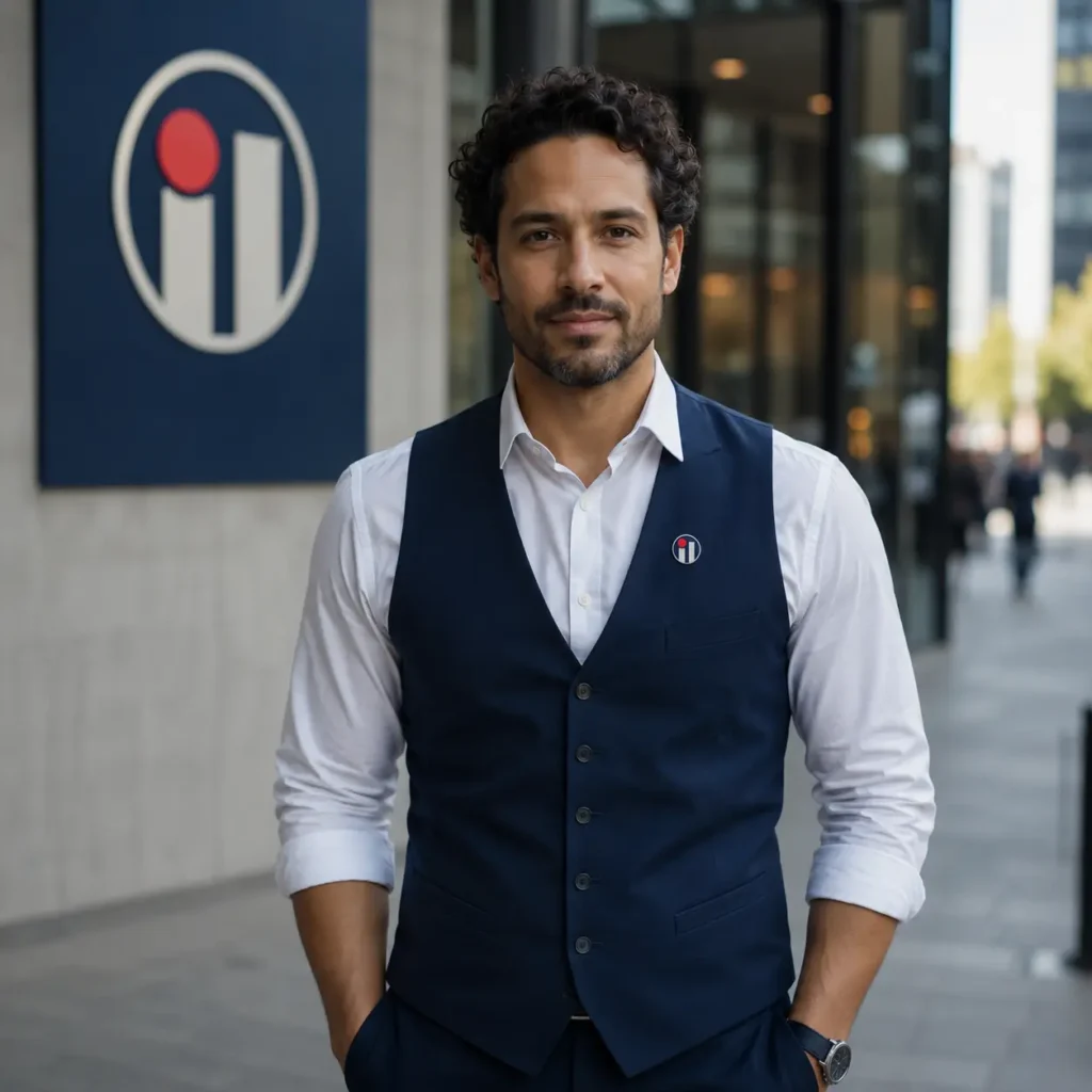 Confident professional in a modern setting